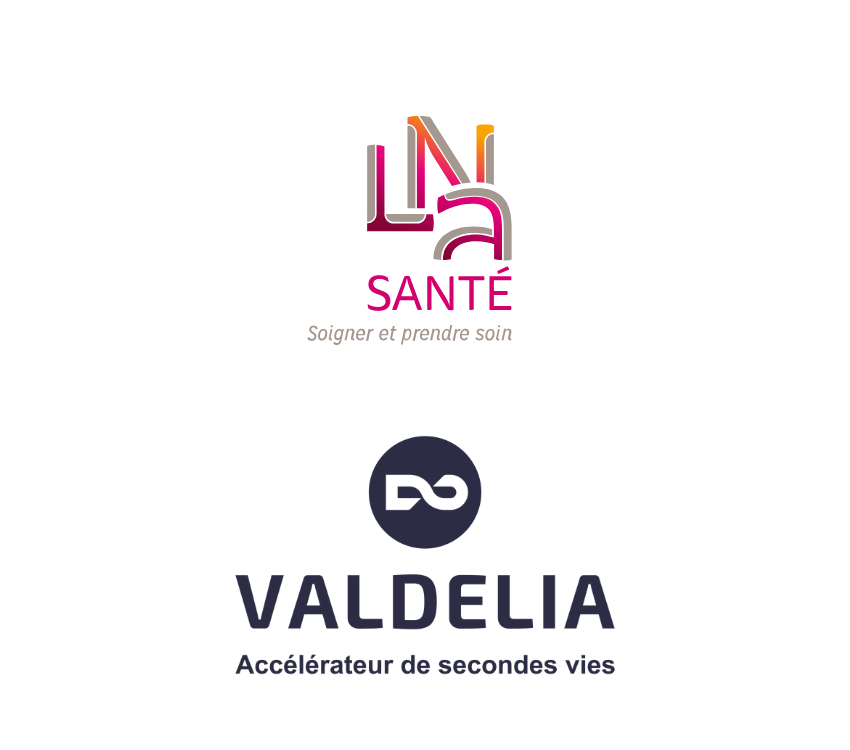 Logos valdelia et lna sante